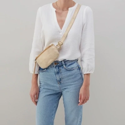 HOBO Fern Belt Bag Gold Leaf