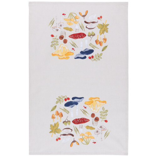 Danica Dishtowel Field Mushrooms