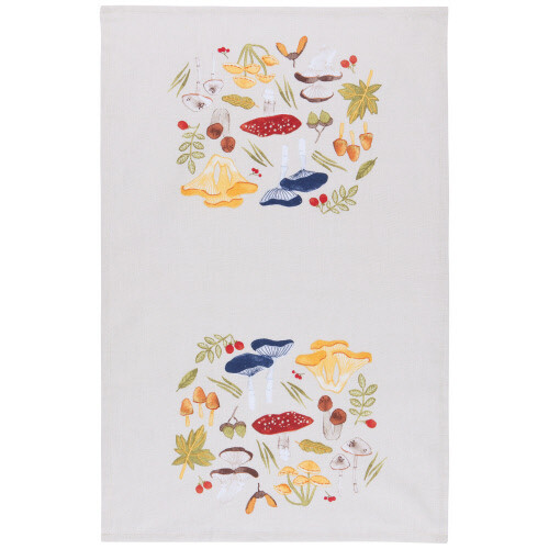 Danica Field Mushrooms Dishtowel