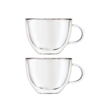Oggi Double Wall Latte Mugs Set/2