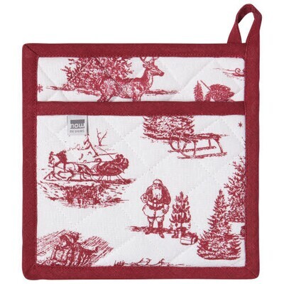 Danica Winter Toile Potholder Danica Winter Toile Potholder