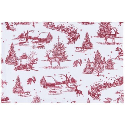 Danica Winter Toile Placemat Danica Winter Toile Placemat