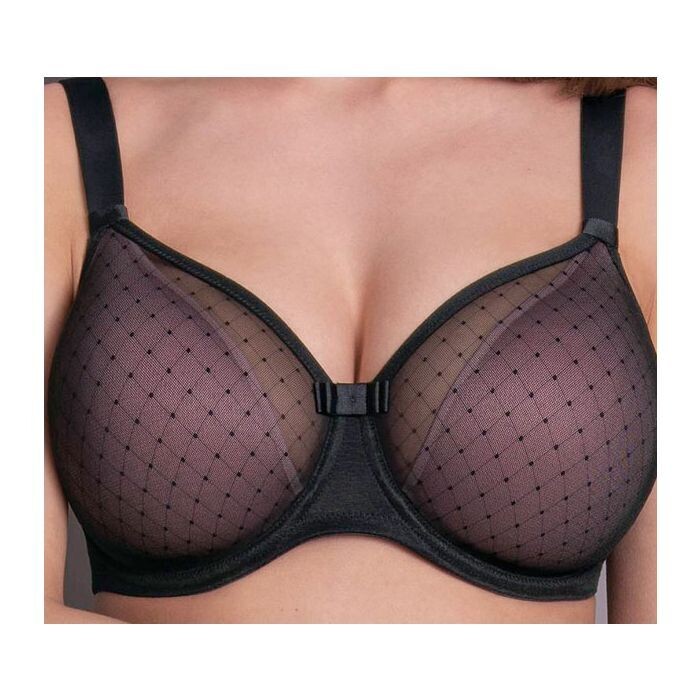 Rosa Faia Eve Underwire Bra Black
