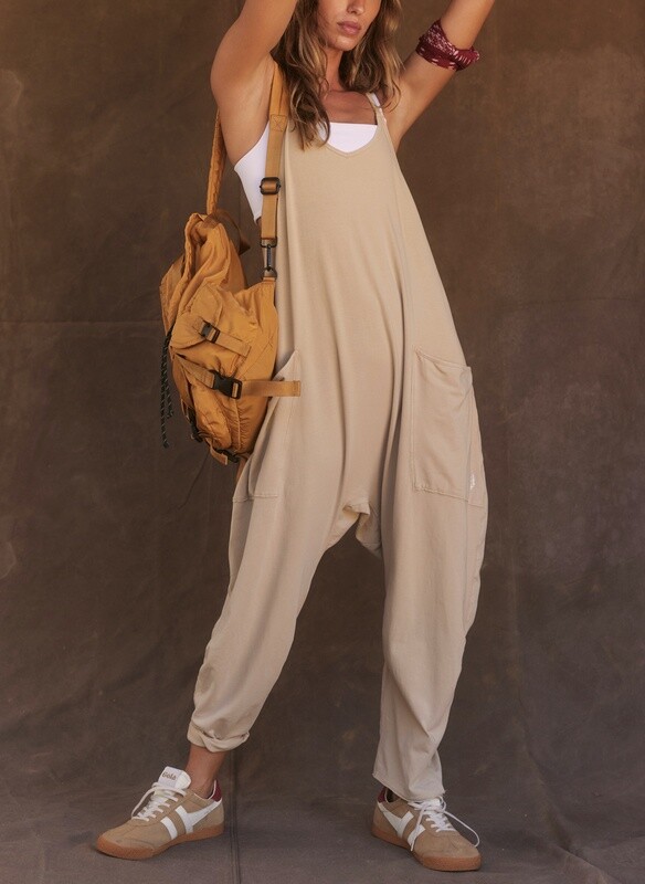 Free People Hot Shot Onesie Seasame