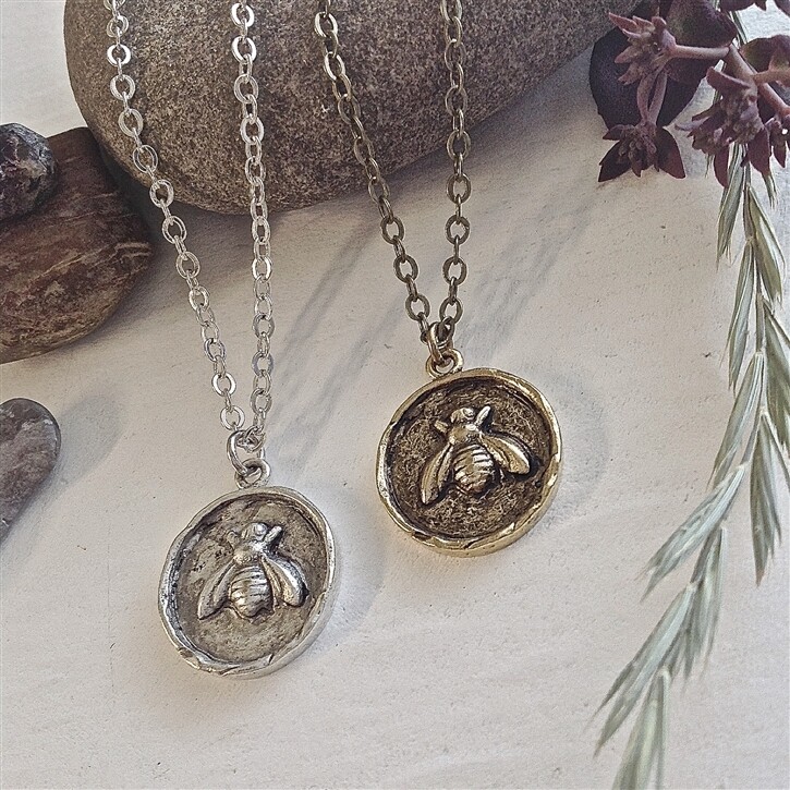 Pika &amp; Bear HoneyBee Talisman Necklace