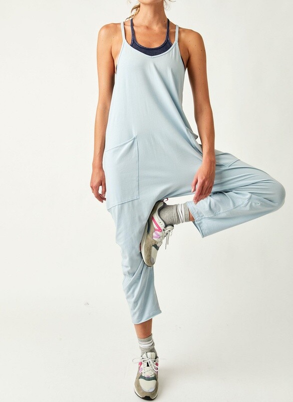 Free People Hot Shot Onesie Meditteranean