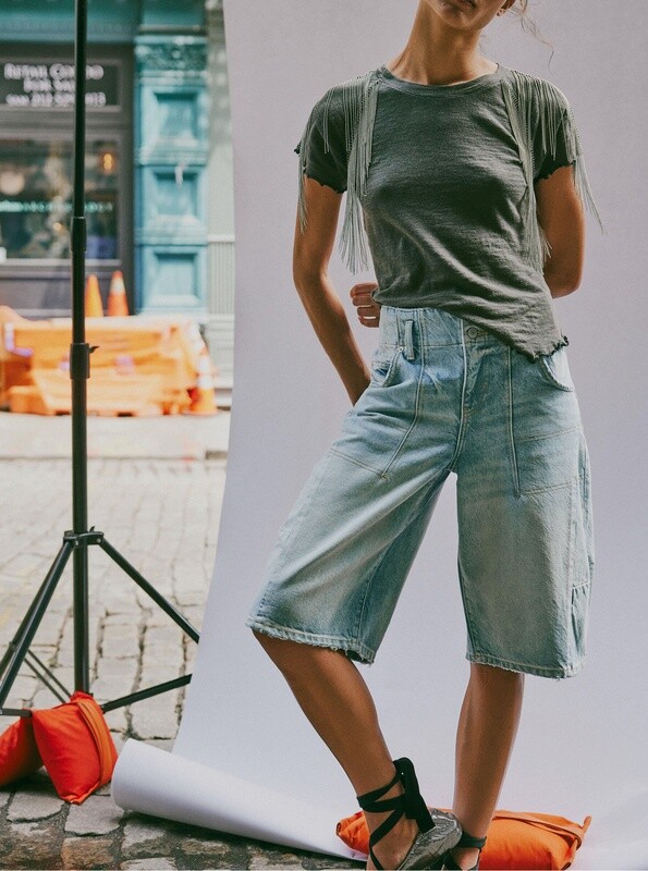 Free People Extreme Measures Barrel Short