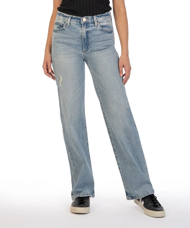 Kut From The Kloth Miller High Rise Wide Leg Candescent