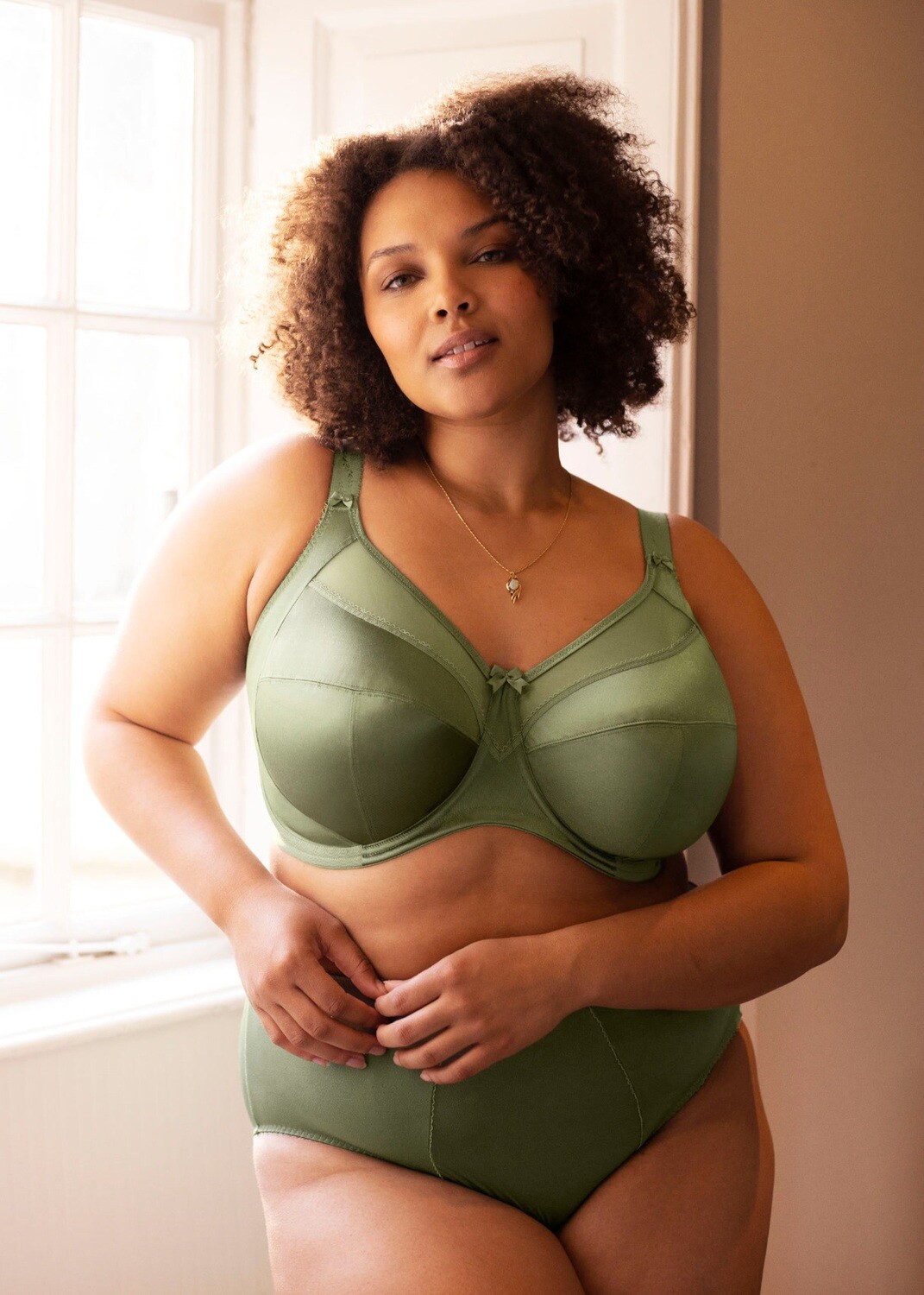 Goddess Keira Bra Olive
