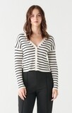 Dex Ribbed Stripe Cardigan