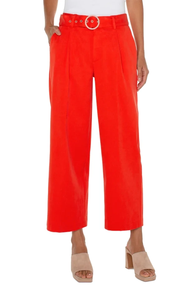 Liverpool Belted Hi Rise Straight Trouser