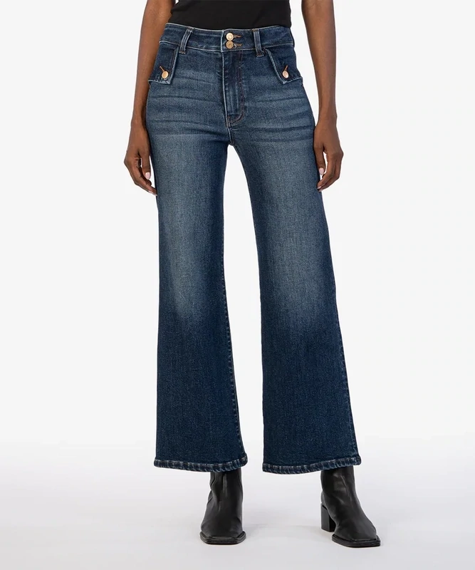 Kut From The Kloth Meg High Rise Wide Leg Bracing