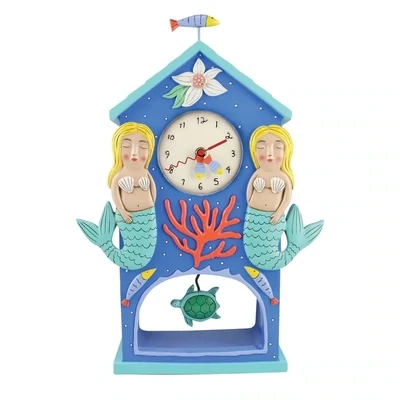 Allen Mermaid Mantle Clock