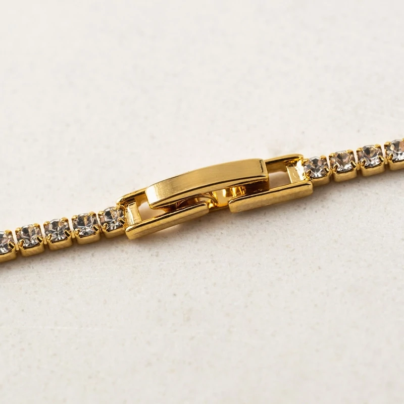 Lover's Tempo Tennis Necklace Clear