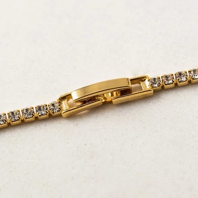 Lover's Tempo Tennis Necklace Clear