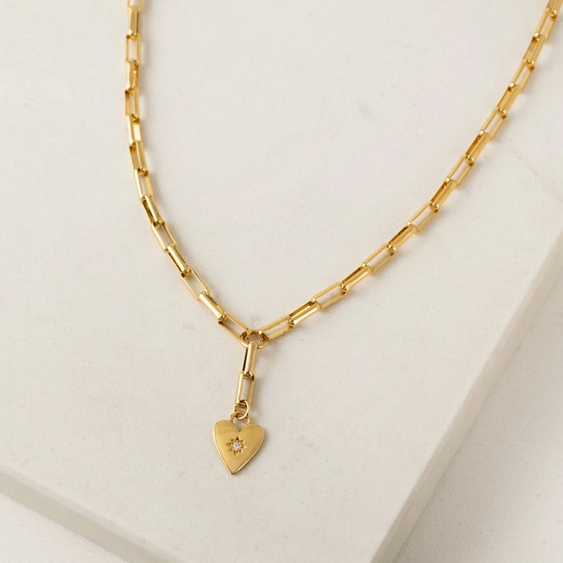 Lover&#39;s Tempo Verona Starburst Heart Necklace