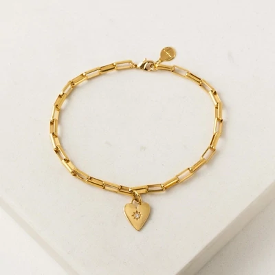 Lover's Tempo Verona Starburst Heart Bracelet