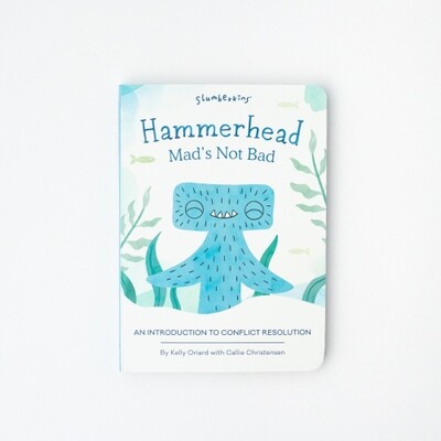Slumberkins Book Hammerhead Mad's Not Bad