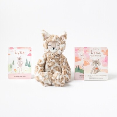 Slumberkins Kin Gift Set Lynx