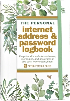 Peter Pauper Address & Password Book