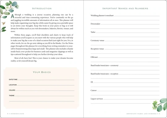 Peter Pauper My Wedding Planner Checklist