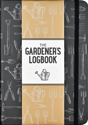 Peter Pauper The Gardener's Log Book Black