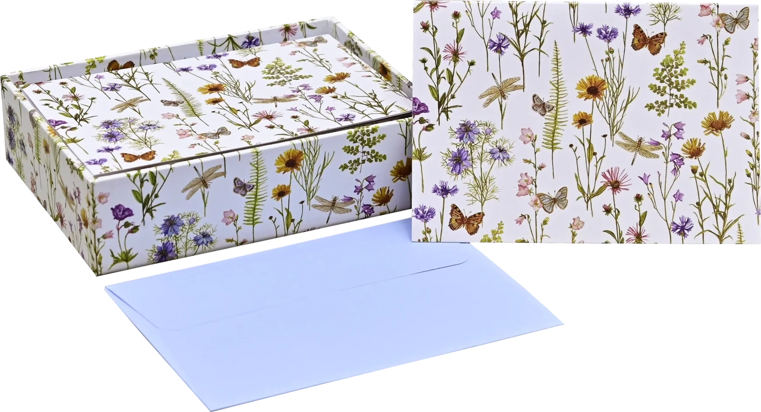 Peter Pauper Note Cards Wildflower Garden
