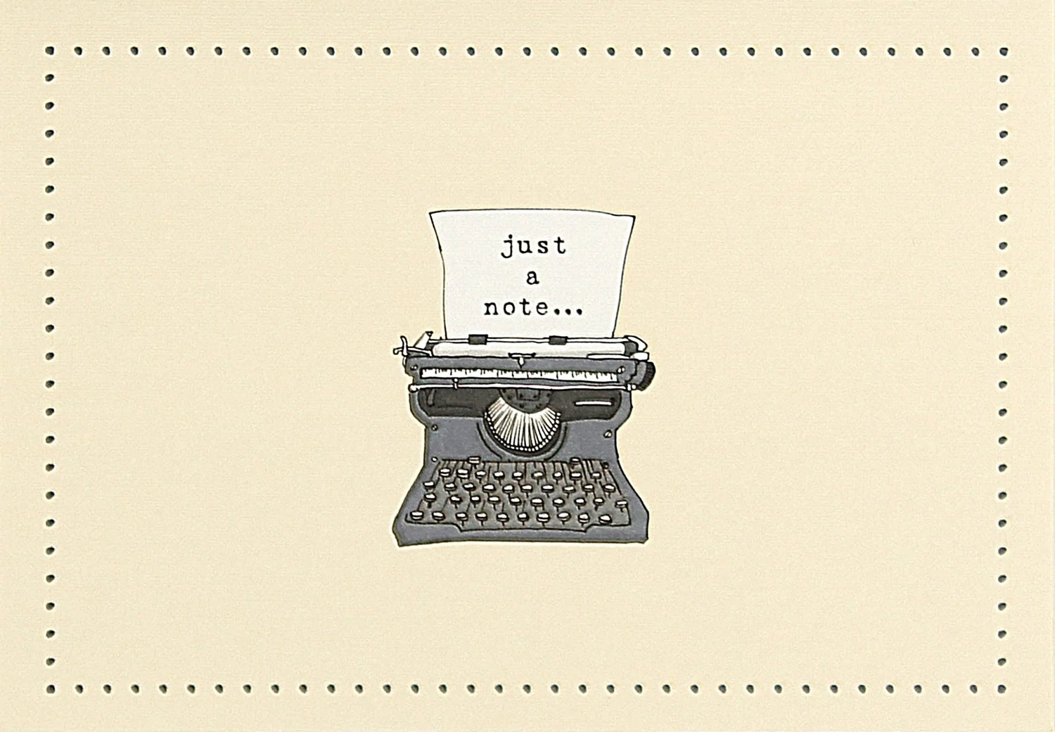 Peter Pauper Note Cards Typewriter