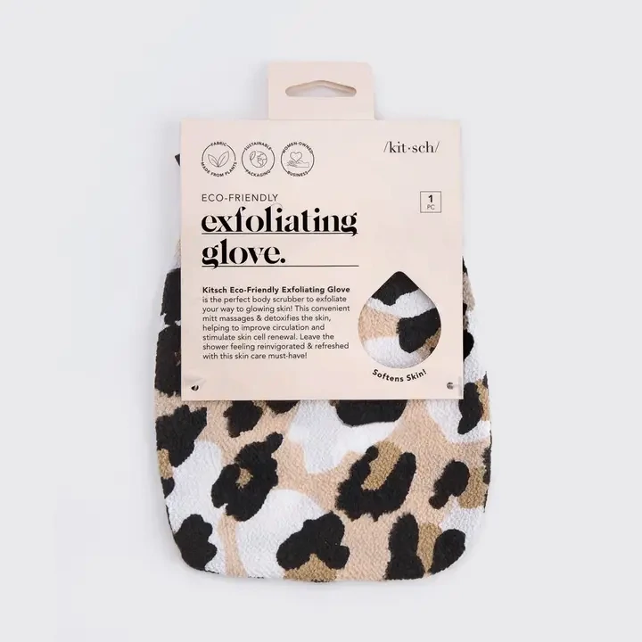 Kitsch Exfoliating Glove, Type: Leopard