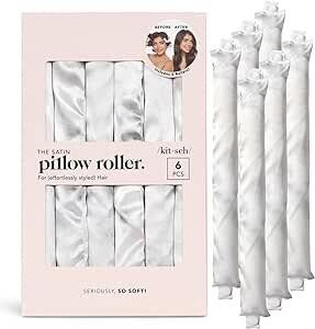 Kitsch The Satin Pillow Roller, Color: Marble