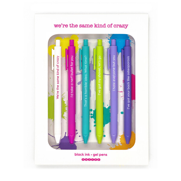 Snifty We&#39;re The Same Kind Of Crazy Pen Set