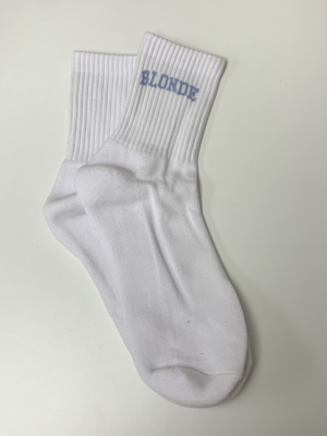 Brunette the Label Blonde Varsity Sock