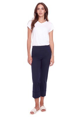 UP! Navy Luxe Cuff Compression Pant