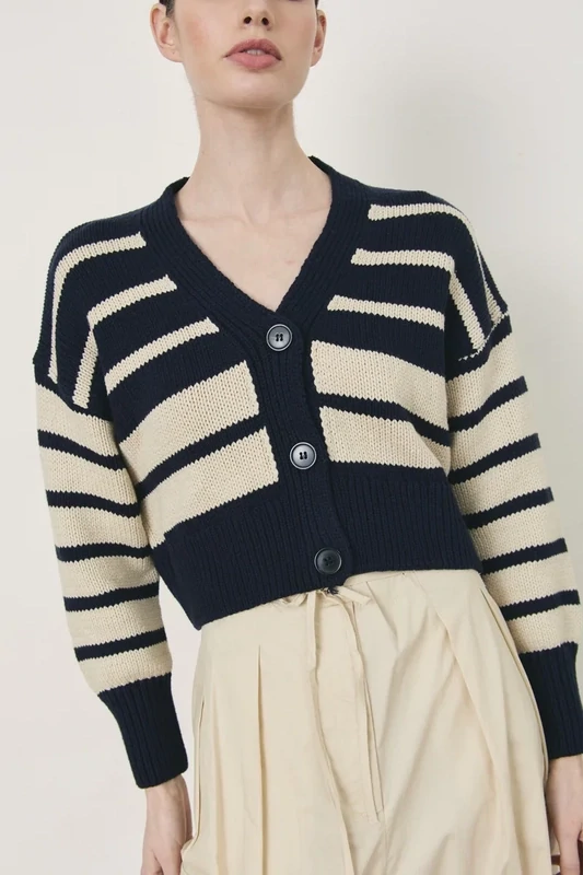 Deluc Kadinsky Navy Cardigan