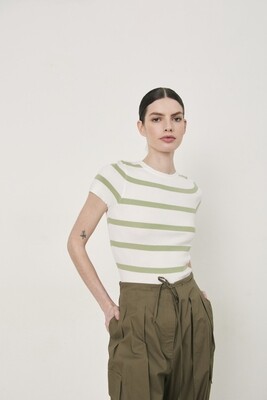 Deluc Gentile Knited Striped Top
