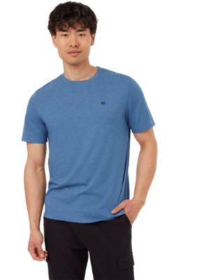 Ten Tree M Embroidered Ten Classic T-Shirt Canyon Blue