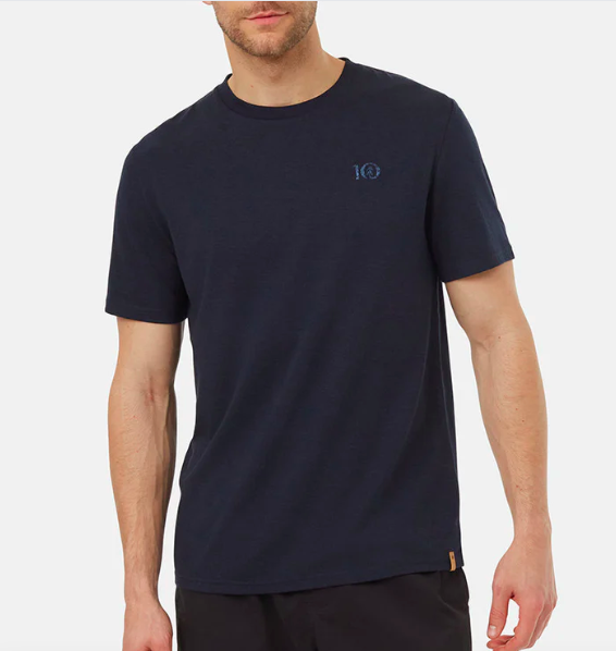 Ten Tree M Woodblock Ten T-Shirt Midnight Blue/Can