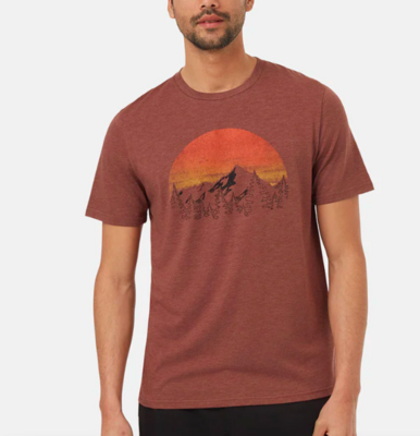 Ten Tree M Vintage Sunset T-Shirt Mesa Red