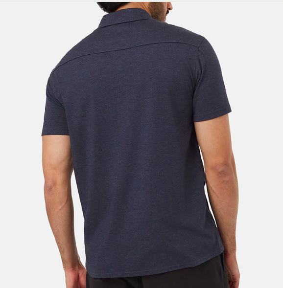 Ten Tree M TreeBlend Shortsleeve Shirt Midnight Bl