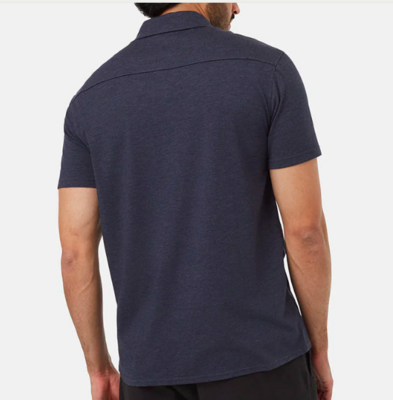 Ten Tree M TreeBlend Shortsleeve Shirt Midnight Bl