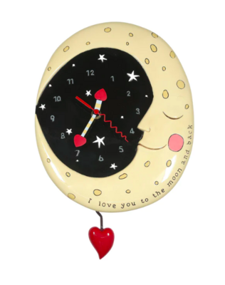Allen I Love You To The Moon Clock