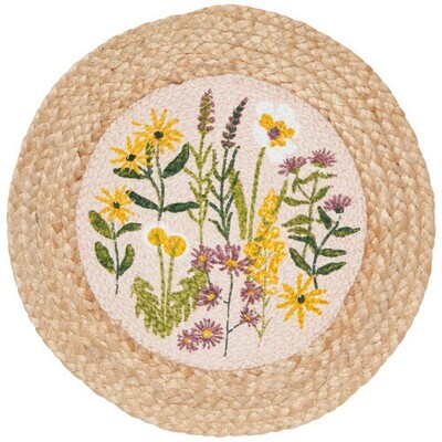 Danica Braided Placemat Bees & Blooms