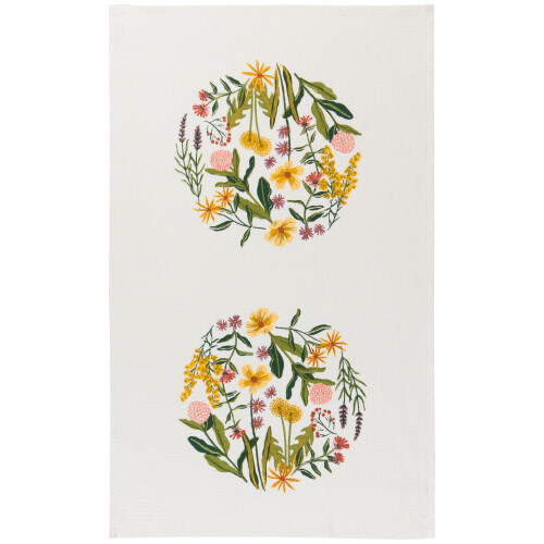 Danica Terry Dishtowel Bees & Blooms