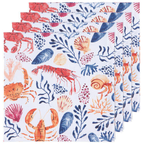 Danica Print Napkin Daily Catch Set/4
