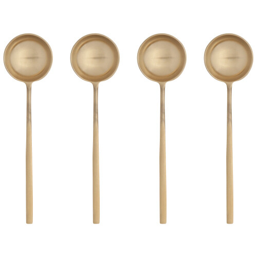 Danica Long Handle Spoons Gold set/4