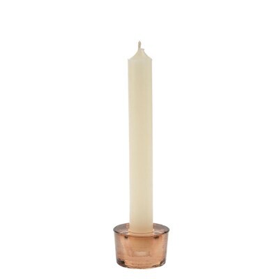Indaba Prism Candle Holder Blush