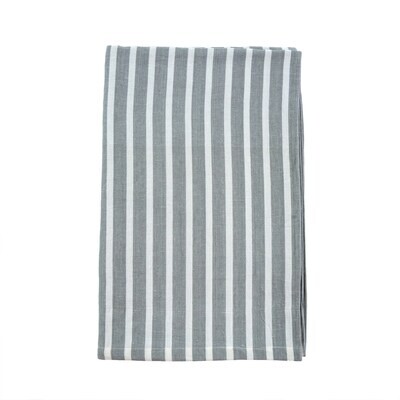 Indaba Positano Striped Table Cloth Denim Grey