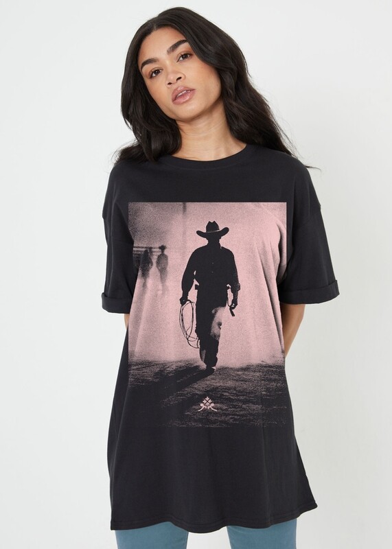 Girl Dangerous Cowboy Tee Dress