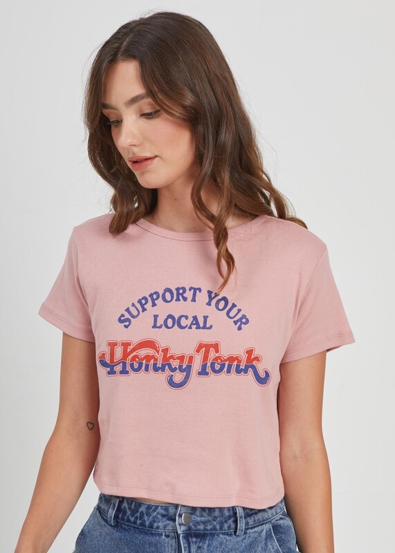 Girl Dangerous Honky Tonk Baby Tee