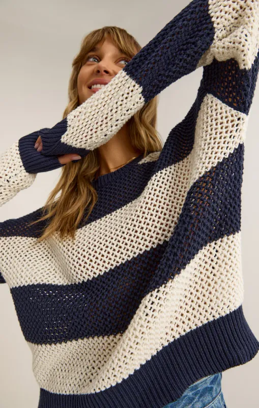 Z Supply Broadbeach Stripe Sweater